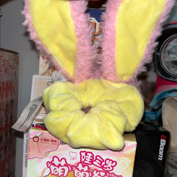 Baby Three Flower Hair Ring ( Revealed pink bunny) - Picture 4 of 8